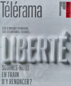 Couverture Télérama- Bougies lettres Eurobougie