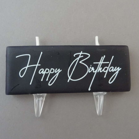 Bougie Création "Happy Birthday"