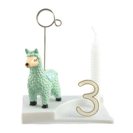 Miniature Lama Porte Photo Vert Eau