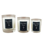 Bougie parfumée Musc blanc fleuri