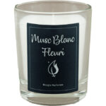 Bougie parfumée Musc blanc fleuri