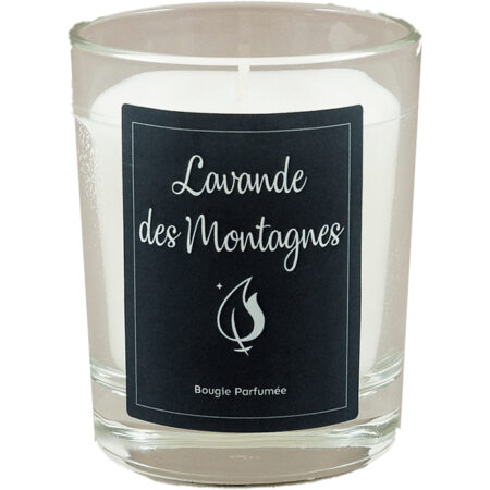 Bougie parfumée Lavande des montagnes, boite de 6