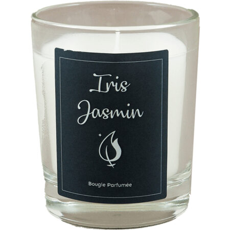 Bougie parfumée Iris jasmin, boite de 6