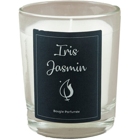 Bougie parfumée Iris jasmin, boite de 6