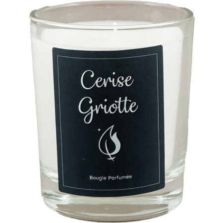 Bougie parfumée Cerise griotte, boite de 6