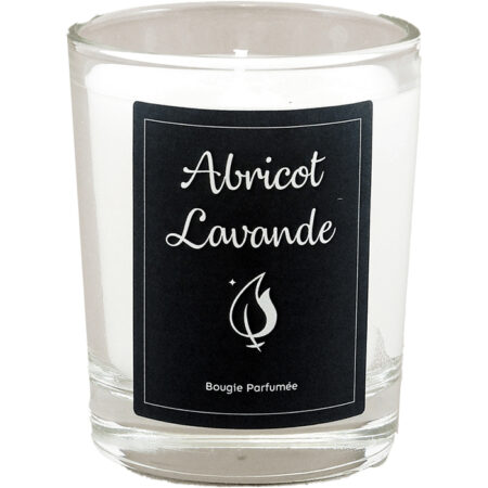 Bougie parfumée Abricot Lavande, boite de 6