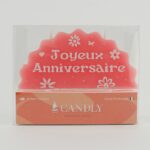 Bougie anniversaire originale - Fleurs