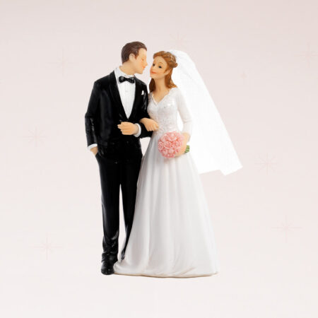 Figurine Couple de mariés (15cm)