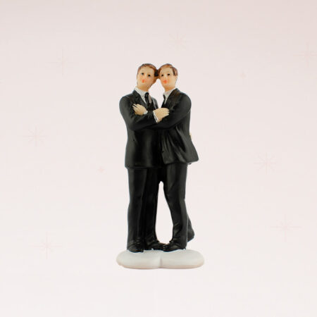 Figurine Couple de mariés hommes